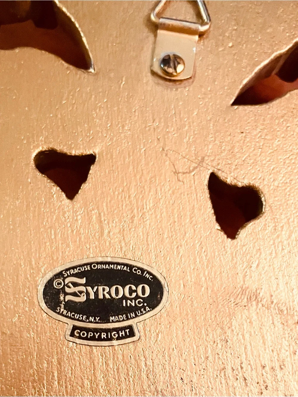 2 Vintage Syroco Gold Fruit Mix Wall Plaque Pair 16.25